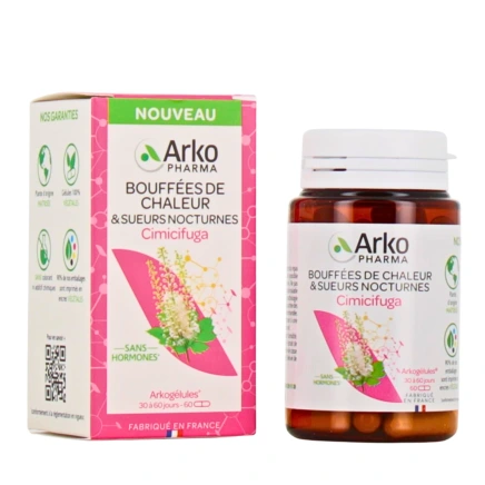 Arkogélules Cimicifuga Bouffées de Chaleur