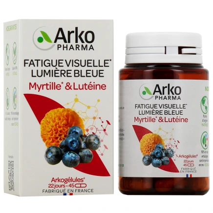 Arkogélules Myrtille & Lutéine Fatigue Visuelle