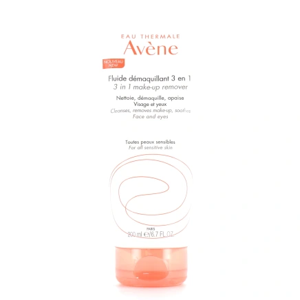 Avène Fluide Démaquillant 3en1 Visage et Yeux