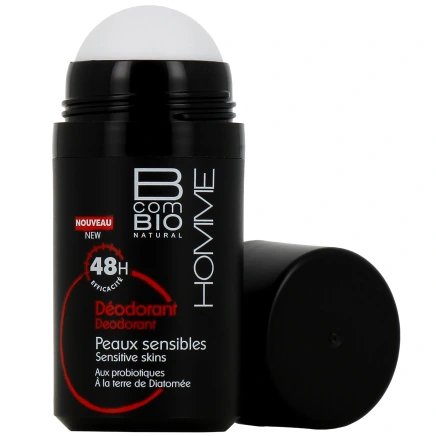 B com Bio Homme Déodorant 48h Peaux Sensibles