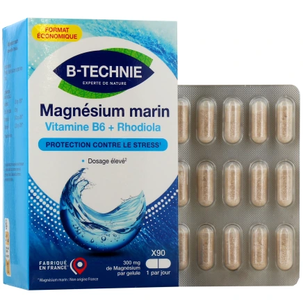 B-Technie Magnésium Marin + B6 + Rhodiola