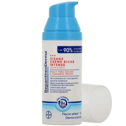BepanthenDerma Crème Visage Riche Intense