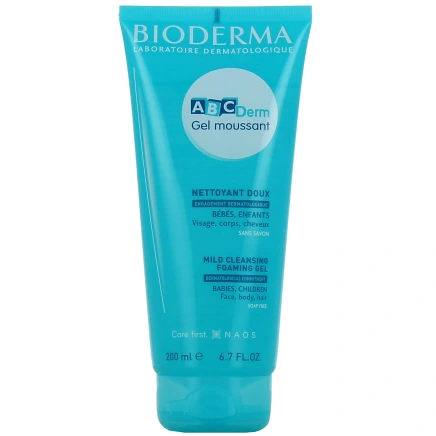 Bioderma ABCDerm Gel Moussant Nettoyant Doux