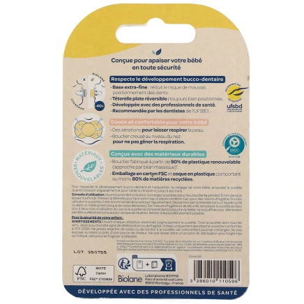 Biolane Sucette Anatomique 0-6 Mois
