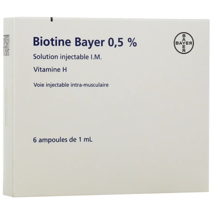 Biotine 0,5% 6 ampoules