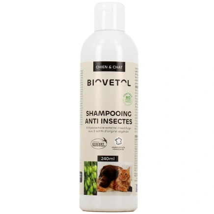 Biovetol Shampooing Anti Insectes Bio