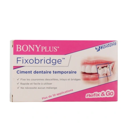 Bonyplus Fixobridge Ciment Dentaire Temporaire