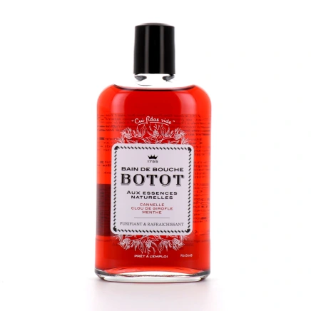 Botot Bain de bouche Cannelle Clou de Girofle Menthe