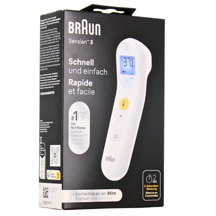 Braun Thermomètre Frontal Sensian 3