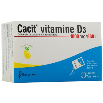 Cacit Vitamine D3 1000mg / 880UI sachets