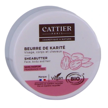Cattier Beurre de Karité 100% Bio