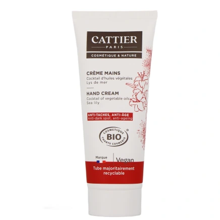 Cattier Crème Mains Argile Blanche Bio
