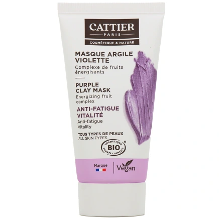 Cattier Masque Argile Violette Bio