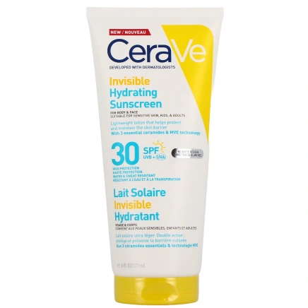 CeraVe Lait Solaire Invisible Hydratant
