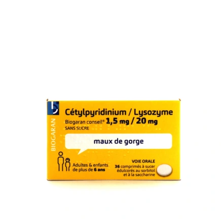 Cétylpyridinium / Lysozyme