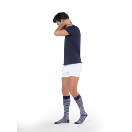Sigvaris Chaussettes de Compression Classe 2 Styles Marinière