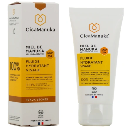 CicaManuka Fluide Hydratant Visage Bio