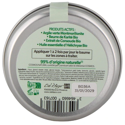 Ciel d'Azur Baume à l'Argile