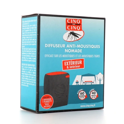 Cinq sur Cinq Diffuseur anti-moustiques nomade