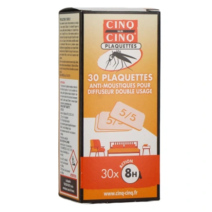 Cinq sur Cinq Recharge plaquettes pour diffuseur électrique