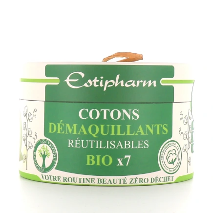 Estipharm Cotons Démaquillants Réutilisables