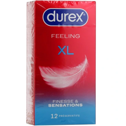 Durex Feeling XL Préservatifs Larges