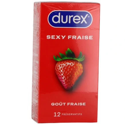 Durex Préservatifs Sexy Fraise