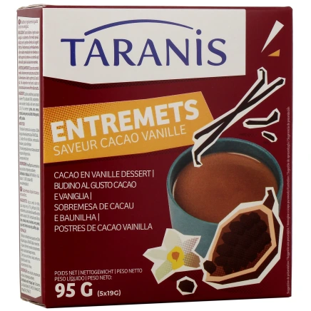 Entremets Cacao Vanille Taranis