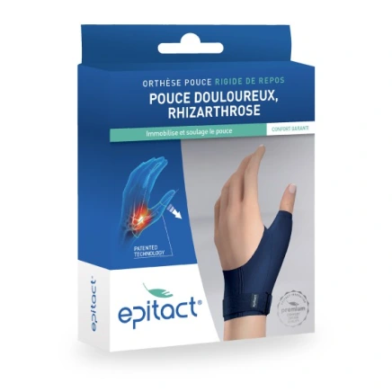 Epitact Orthèse de Pouce Rigide Main Gauche