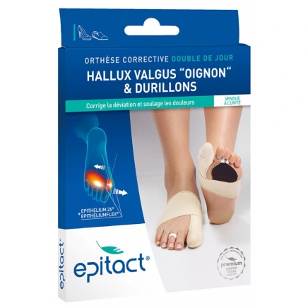 Epitact Orthèse Double Epithélium Flex+ Hallux Valgus