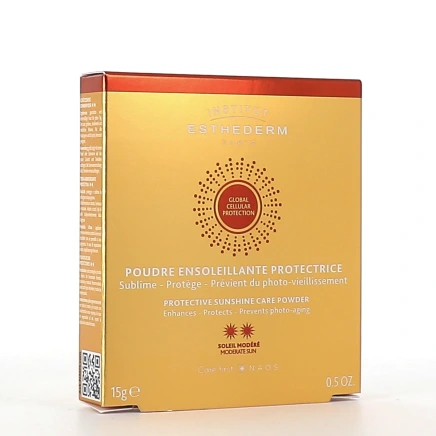Institut Esthederm Poudre Ensoleillante Protectrice Soleil Modéré