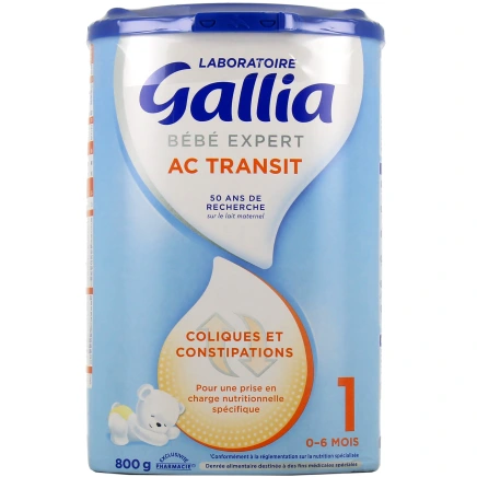 Gallia Bébé Expert Lait AC Transit 1er âge