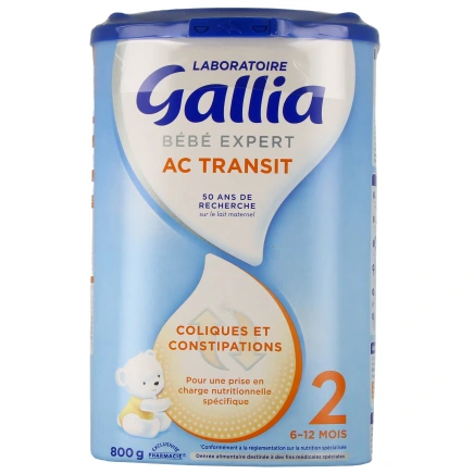 Gallia Bébé Expert Lait AC Transit 2ème âge