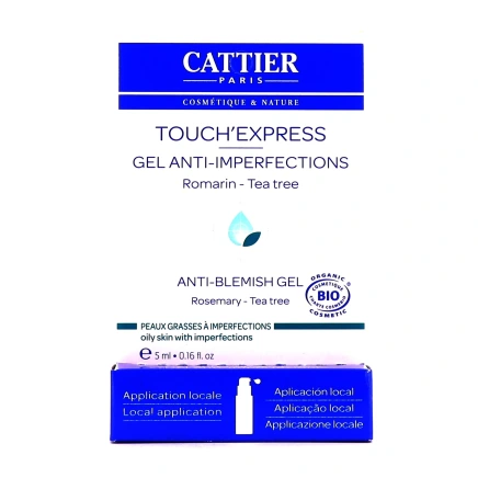 Cattier Gel Anti-Imperfections Bio Touch'Express