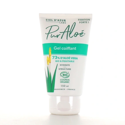 Pur Aloé Gel Coiffant Bio 73 % Aloe Vera Natif