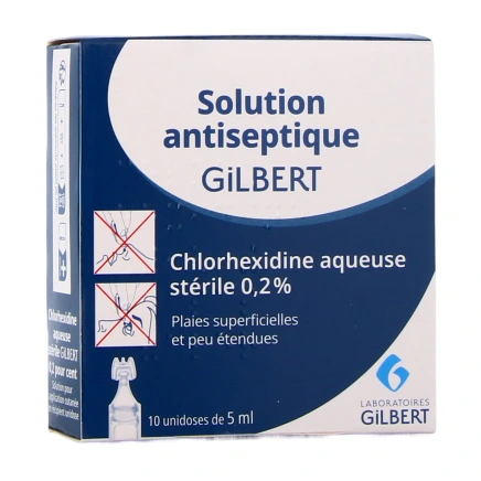 Gilbert Chlorhexidine Aqueuse 0,2%
