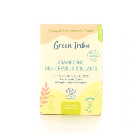 Green Tribu Shampoing Solide Bio Cheveux Brillants