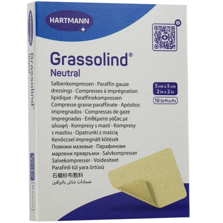 Hartmann Grassolind Neutral Compresses grasses