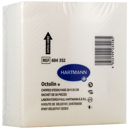 Hartmann Octolin Carrés d'Essuyage