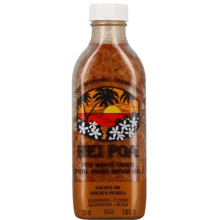 Hei Poa Pur Monoï Tahiti Nacres Or