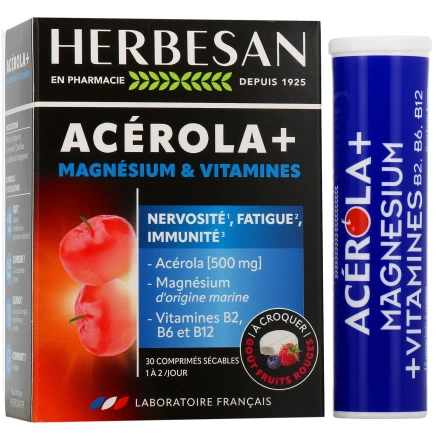 Herbesan Acerola+ Magnésium & Vitamines