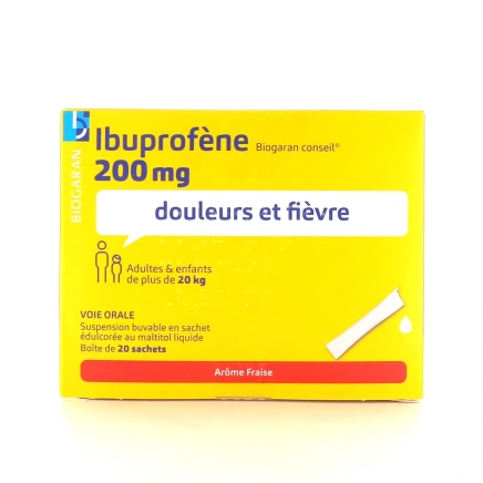 Ibuprofène Biogaran Sticks