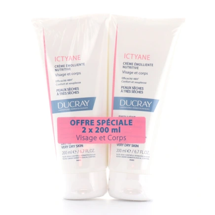 Ducray Ictyane Crème Emolliente Corps