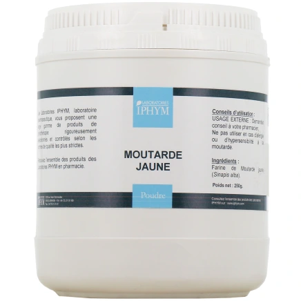 Iphym Farine de Moutarde Jaune