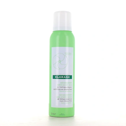 Klorane Déodorant Spray Efficacité 24h à l'Althéa Blanc