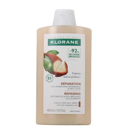 Klorane Shampoing Réparation Cupuaçu Bio