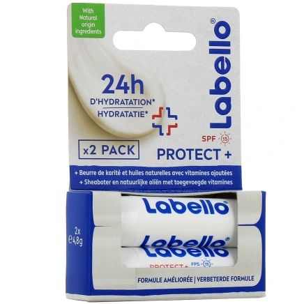 Labello Protect + Soin des lèvres SPF 15