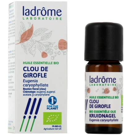 Ladrôme Huile Essentielle de Clou de Girofle Bio