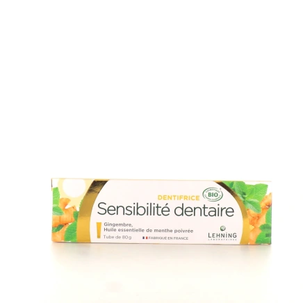 Lehning Dentifrice Bio Sensibilité Dentaire