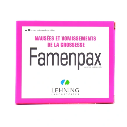 Lehning Famenpax Nausées et Vomissements de la Grossesse